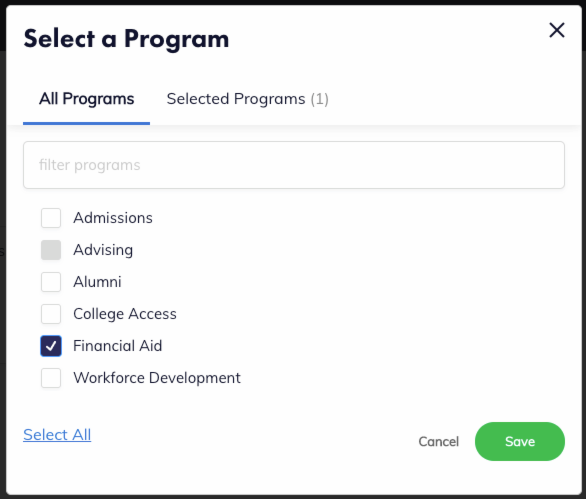 Image of Virtual Advisor program selection page.png